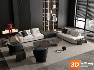 Sofa Minotti Skp Files 